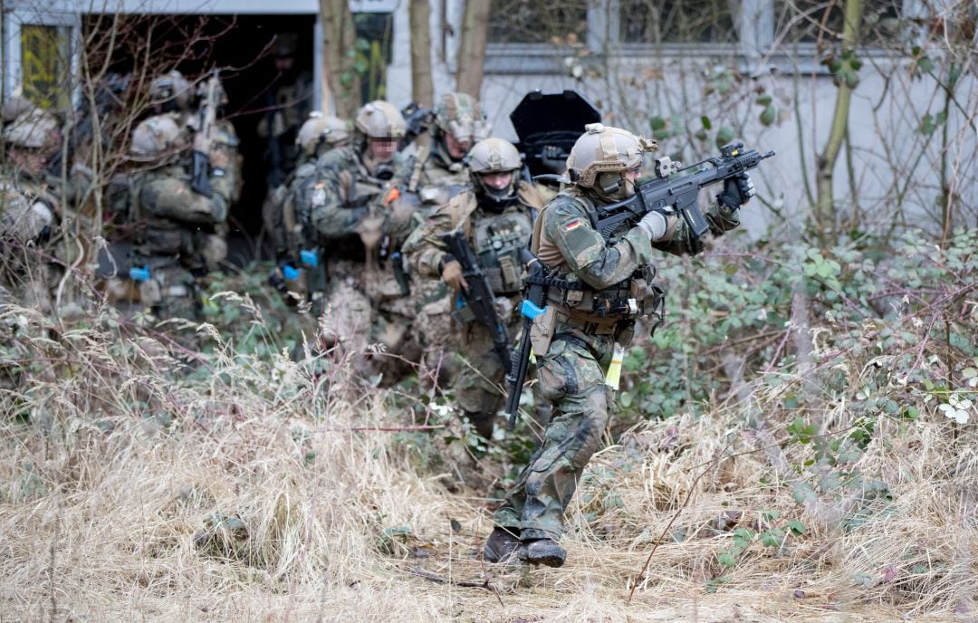 Imagen de soldados de la unidad de élite KSK de Alemania