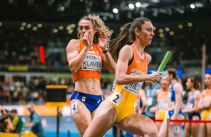 Ana Prieto en una prueba