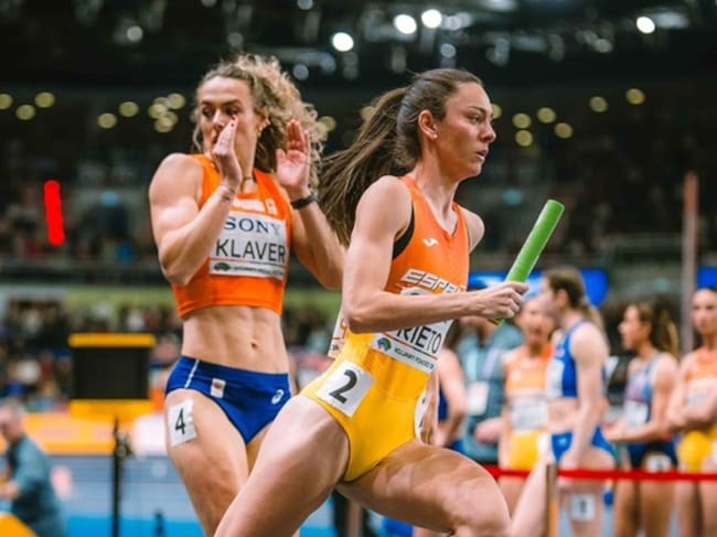 Ana Prieto en una prueba