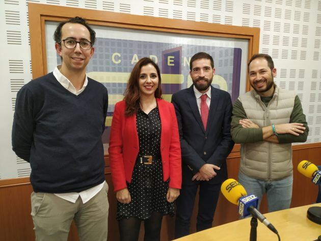 José María Martín, Patricia Huertas, Antonio Segura y Jacinto Molero