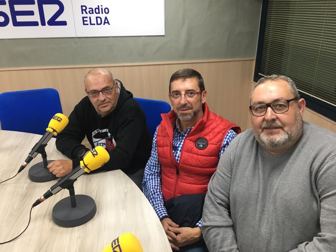 Segura, Rubio y Mondra en Radio Elda Cadena SER