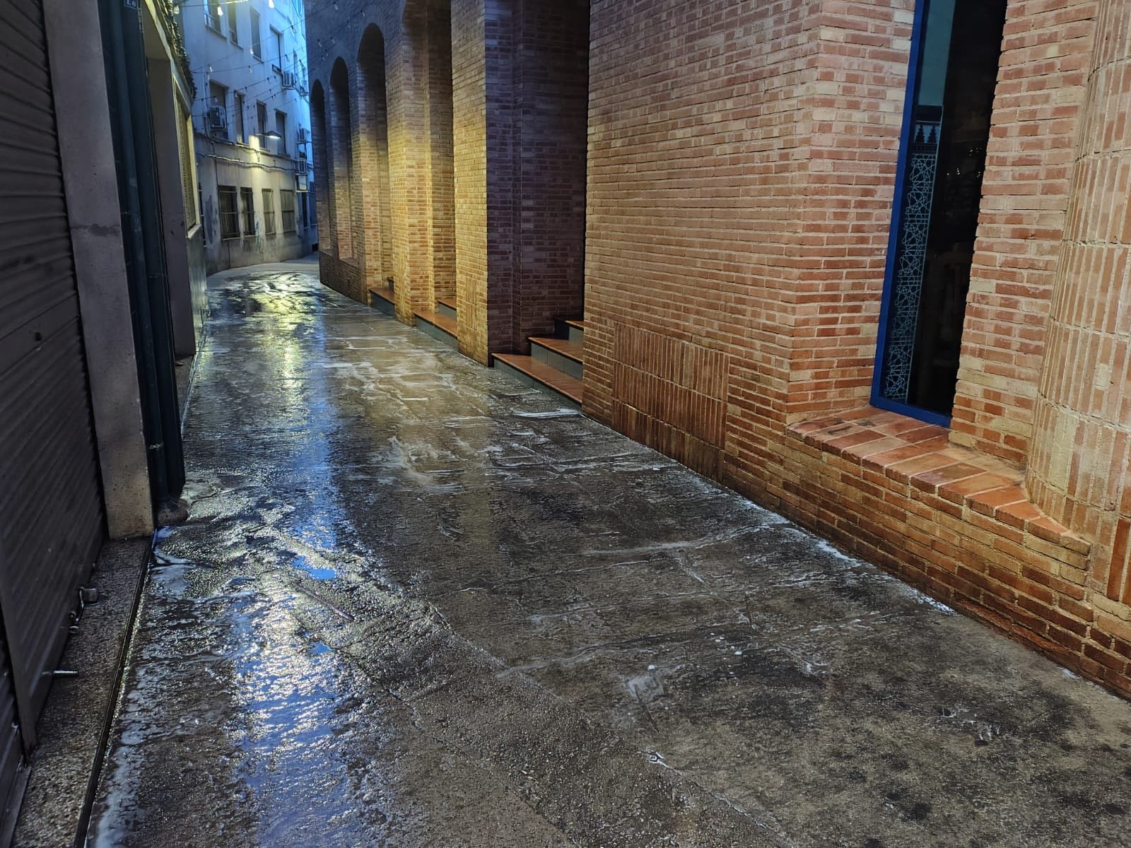 Limpieza en la zona centro