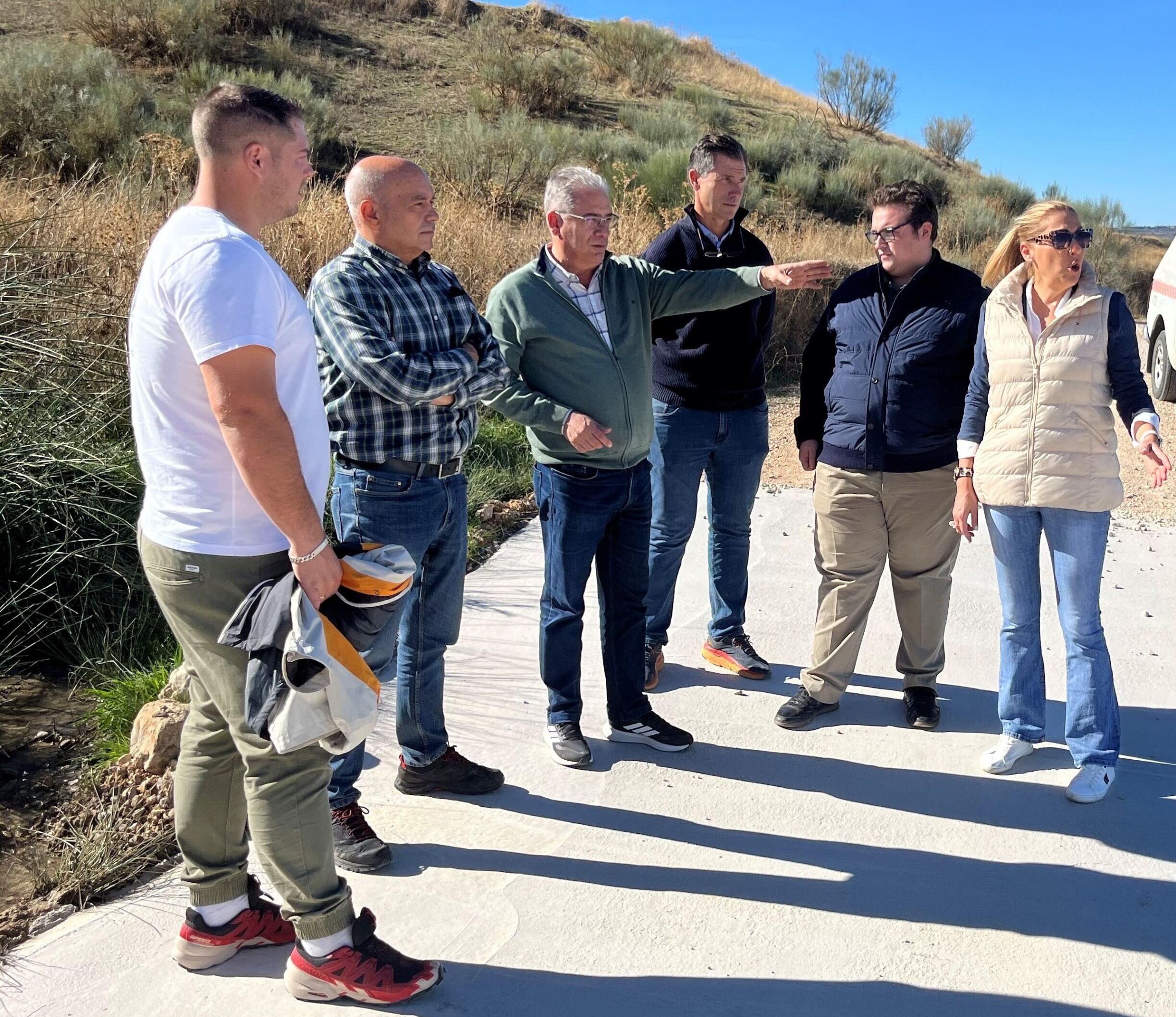 Visita a los caminos arreglados