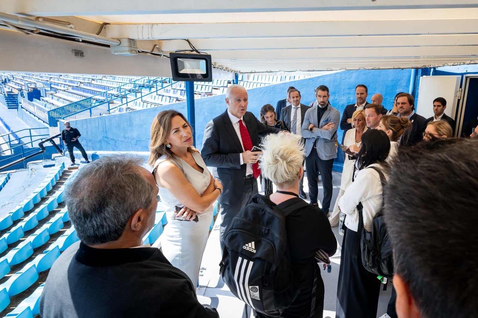 Visita de la FIFA a Zaragoza el pasado septiembre