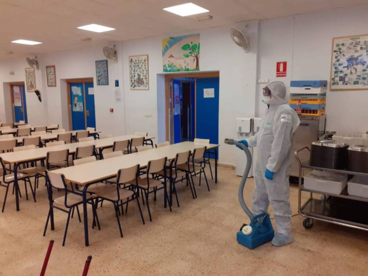 El Ayuntamiento de Jerez anuncia un Plan Especial de Desinfección en los colegios de infantil y primaria