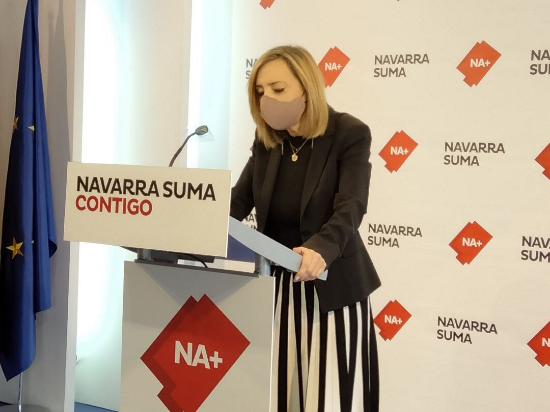 La parlamentaria de Navarra Suma Cristina Ibarrola.