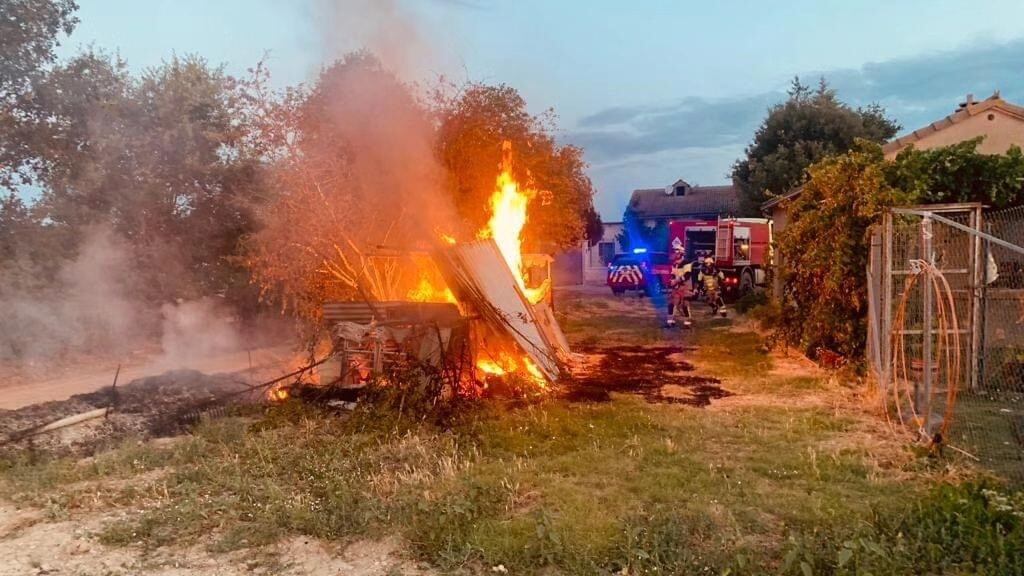 Incendio extinguido en Yéqueda por los bomberos