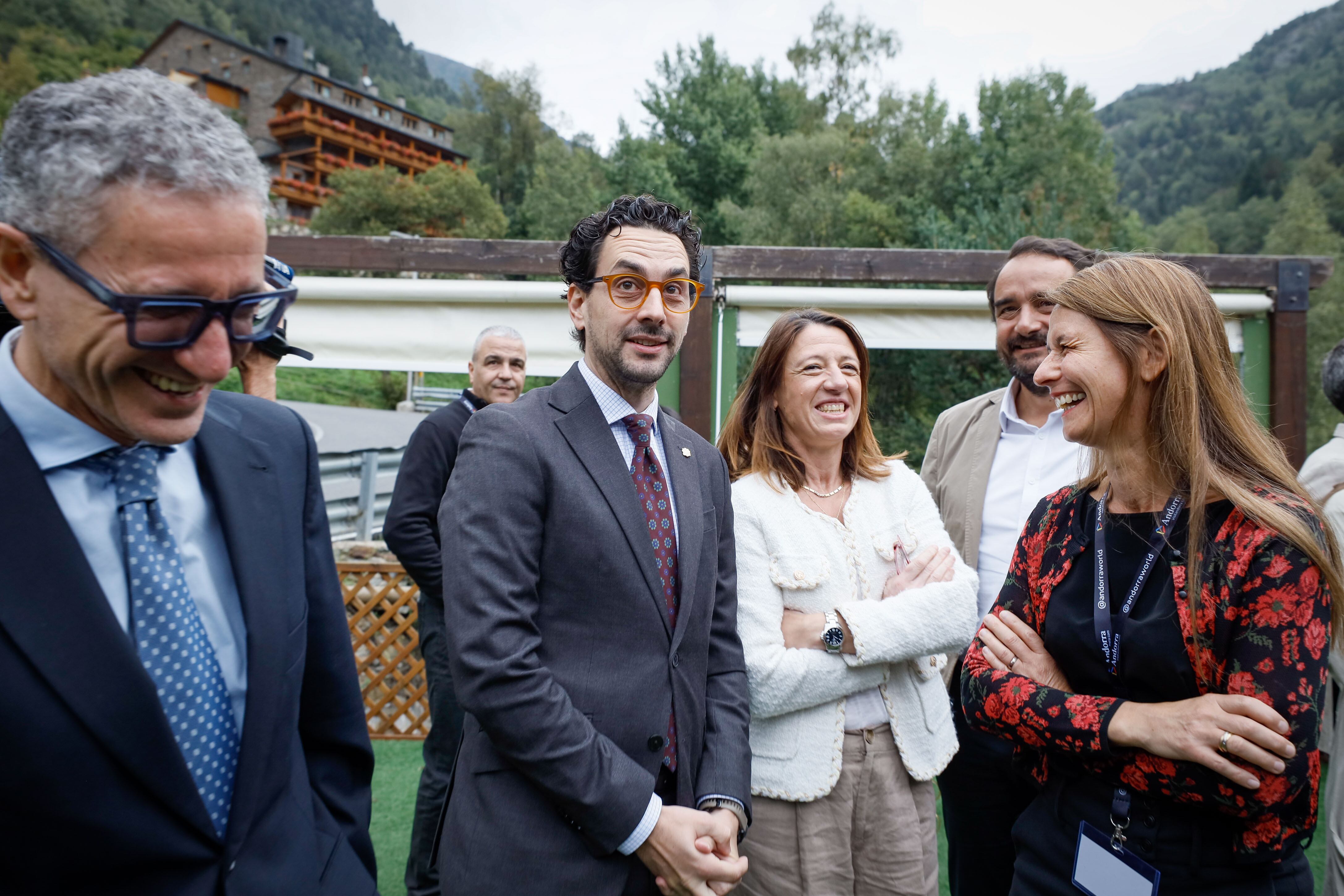 El ministre de Medi Ambient, Guillem Casal, durant la inauguració del II seminari de la Xarxa de reserves de la biosfera de muntanya