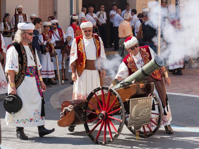 Fiestas en Caudete. archivo.