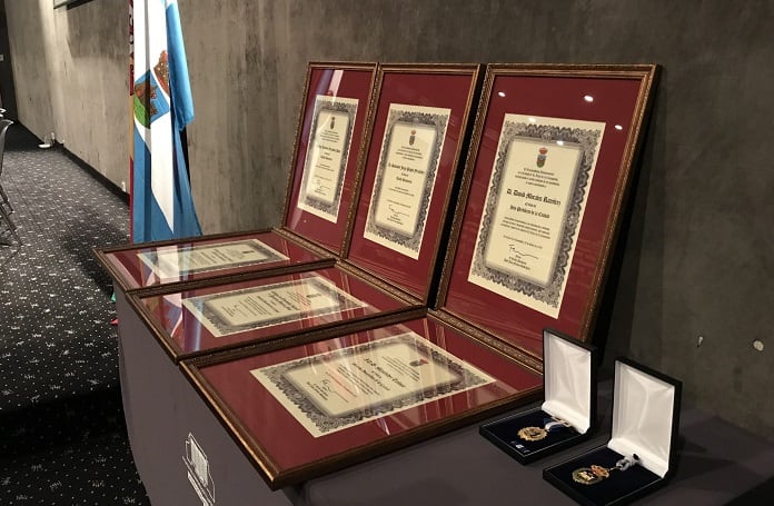 Entrega de medallas en La Línea