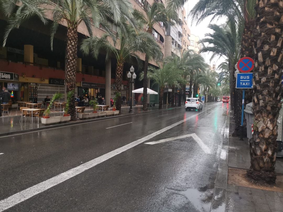 Calle Calderón de la Barca en Alicante