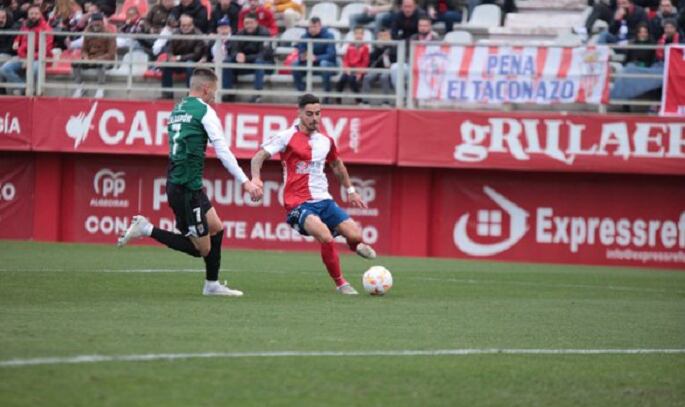 Un momento del partido