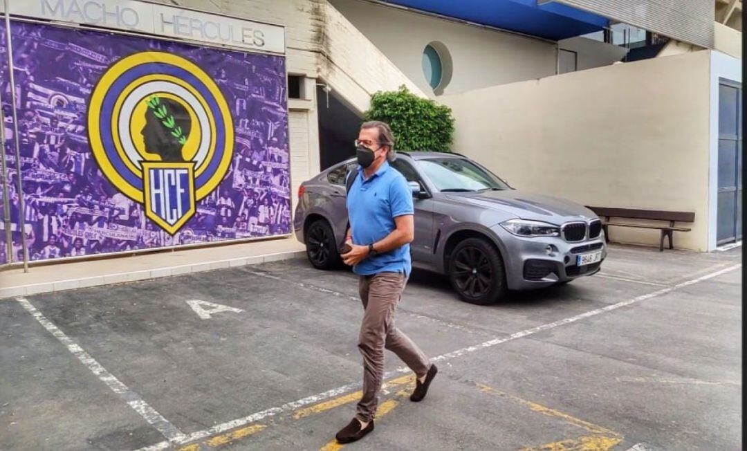 Toni Freixa, a su llegada al Rico Pérez