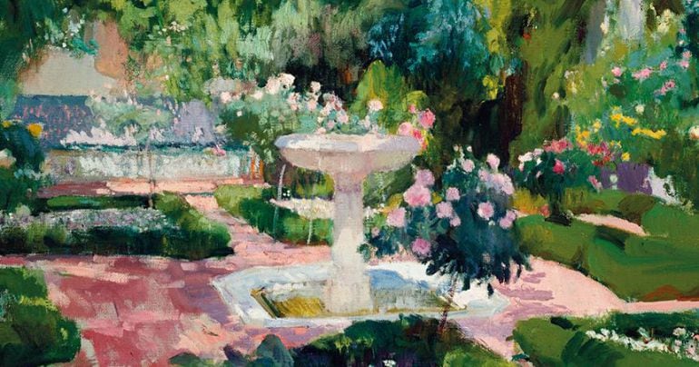 Una de las obras que forman parte de las exposiciones sobre Sorolla