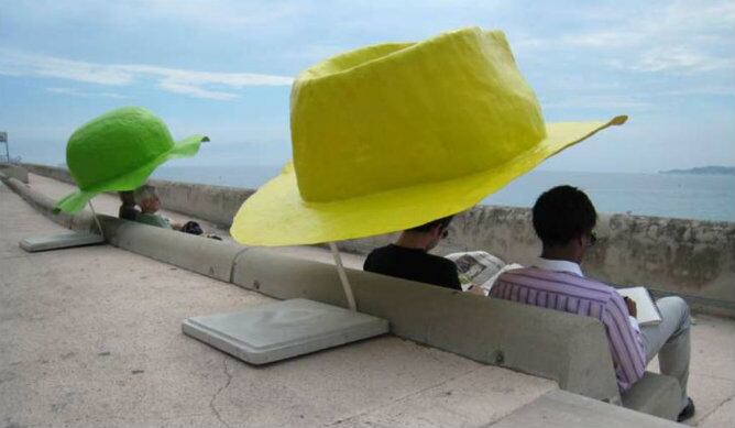 La corniche des chapeaux