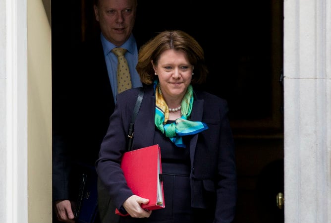 La ministra de Cultura británica, Maria Miller, en una imagen de archivo