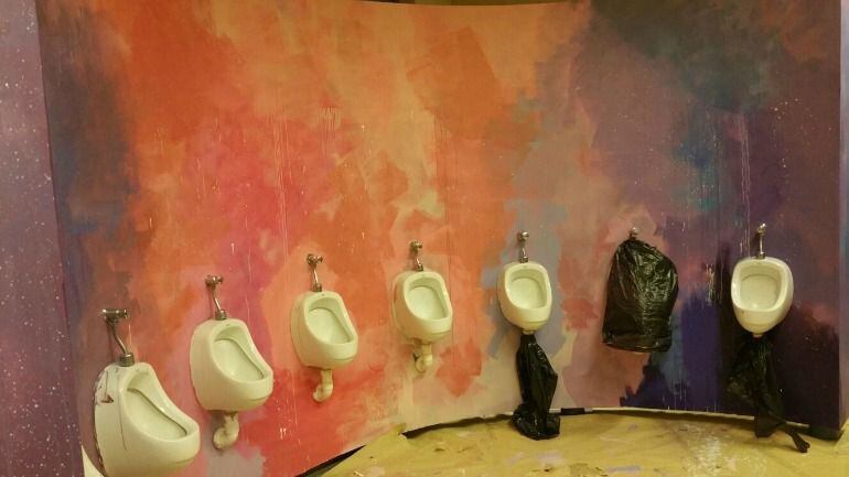 Baños de la Facultad de Periodismo