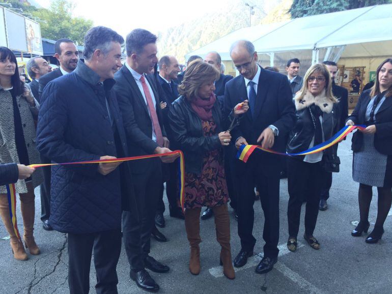 El cap del Govern participava aquest matí en la inauguració oficial de la Fira d'Andorra la Vella