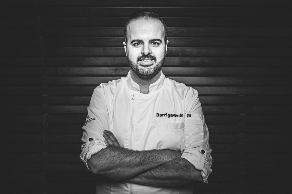 Juan Pablo Ortiz, chef del restaurante Barrigaverde (Murcia), participa estos días en Madrid Fusión