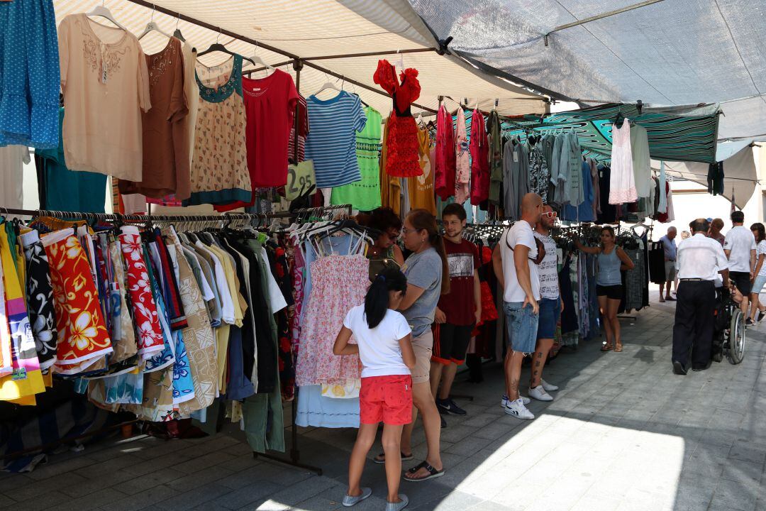 Parada del mercat ambulant. 