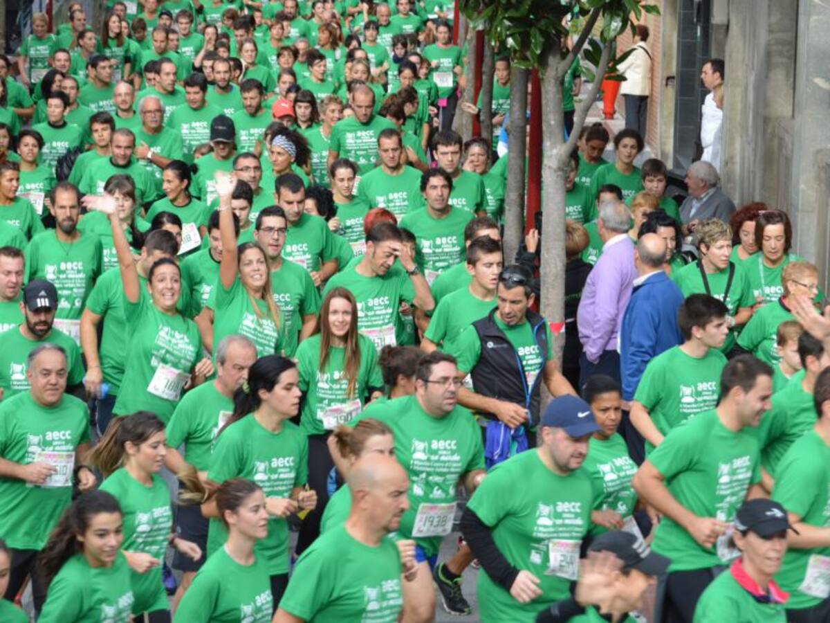 Imagen de una imagen de una anterior marcha en Ermua