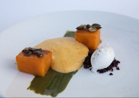 El plato ganador, &quot;Calabaza&quot;, de Oriol Casals