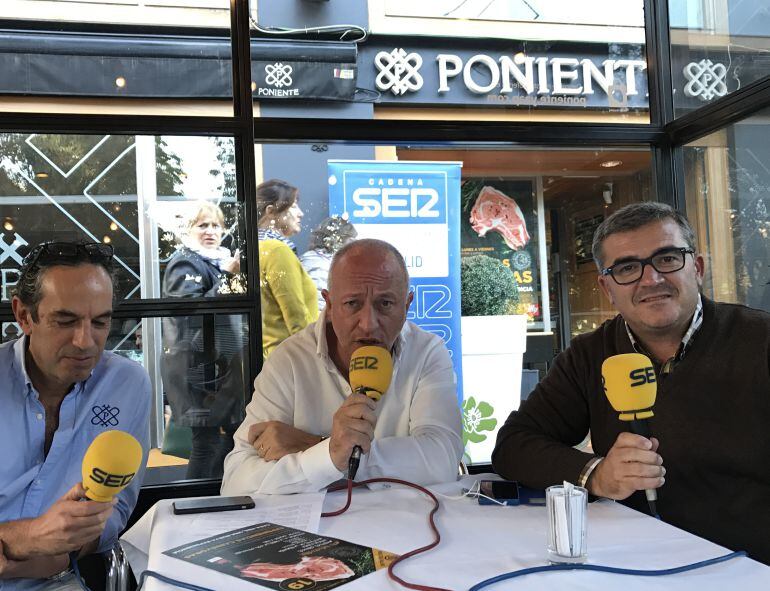 José Luis Jambrina (Brasería Poniente), José Ignacio Tornadijo y Paco García (CBC Valladolid).