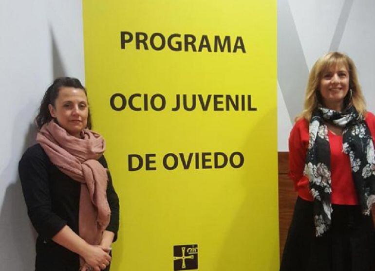 Marisa Ponga, concejala de Juventud en la presentación del programa de ocio juvenil de Oviedo.