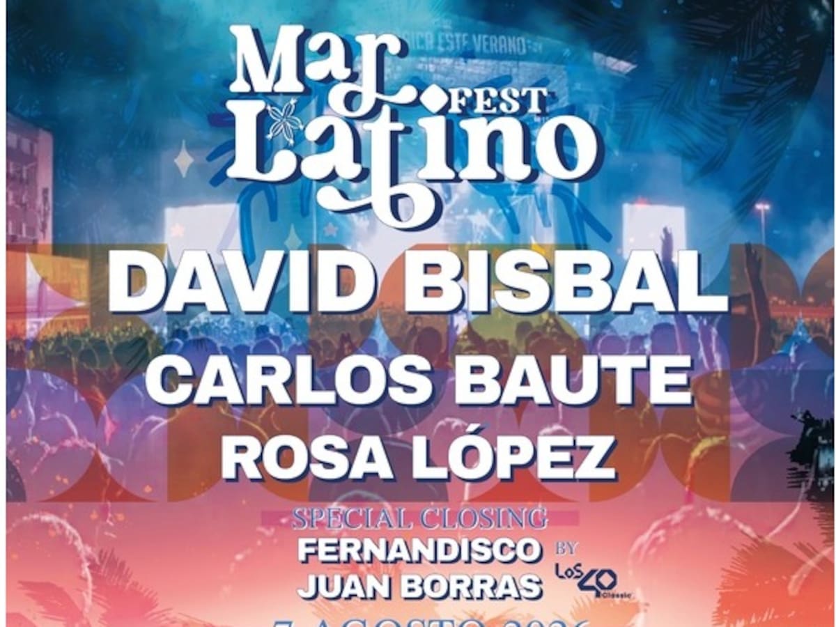 MÚSICA DEL MAR presenta MAR FEST LATINO con las grandes actuaciones de DAVID BISBAL, CARLOS BAUTE y ROSA LÓPEZ