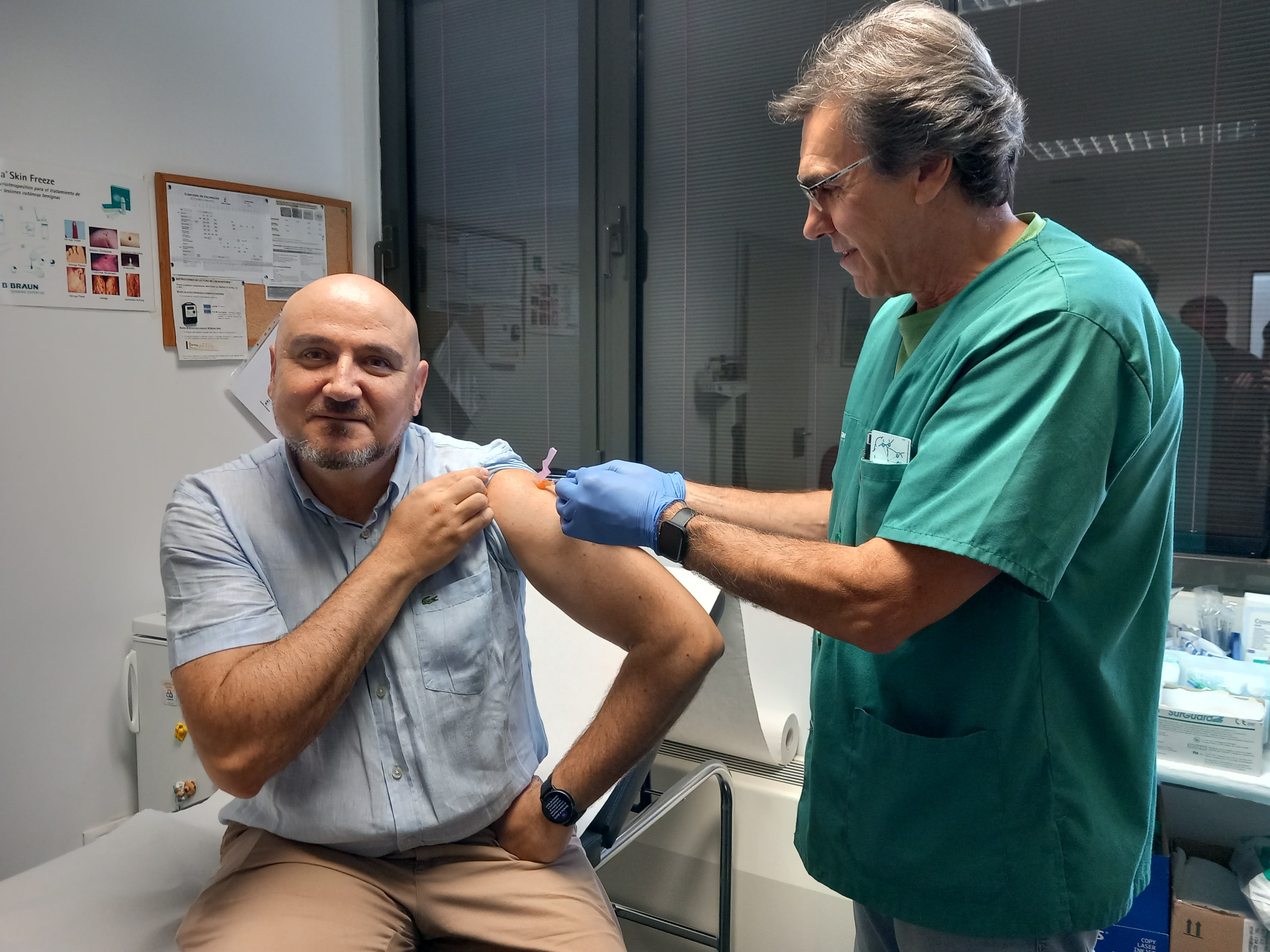 Vacunación de la gripe