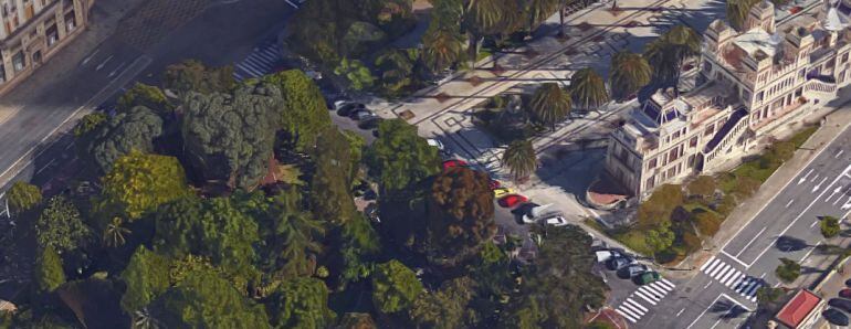 Entrejardines, zona del posible intercambiador del bus