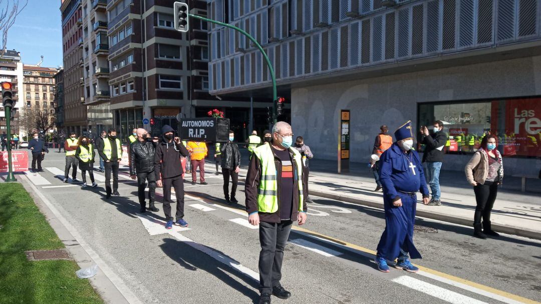 Concentración de transportistas
