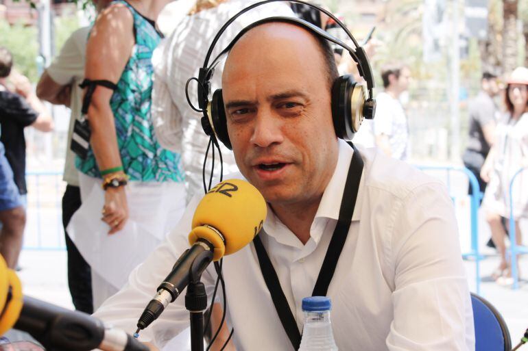 Gabriel Echavarri, alcalde de Alicante en las Hogueras 2016