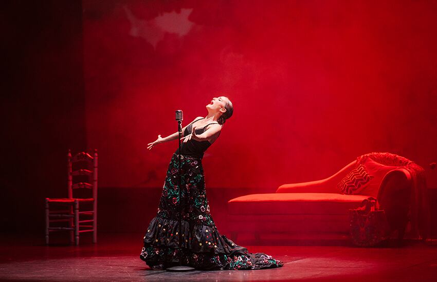 Una de las imágenes del musical dedicado a Rocío Jurado