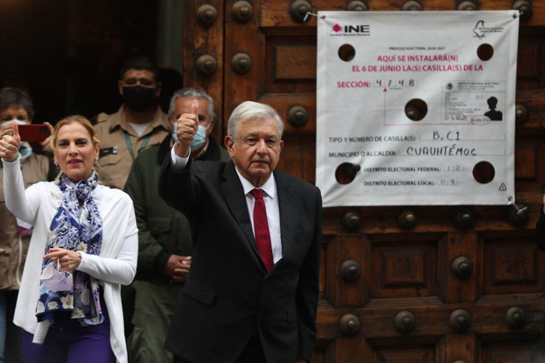 El presidente mexicano Andres Manuel Lopez Obrador.