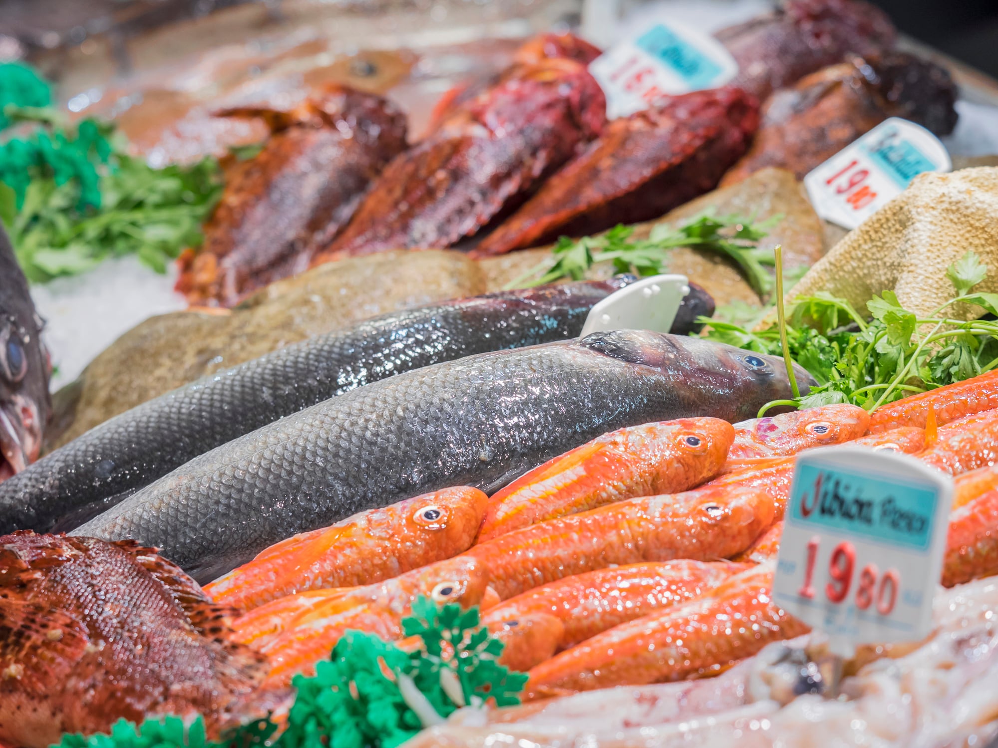 Imagen de una pescadería de Getxo.