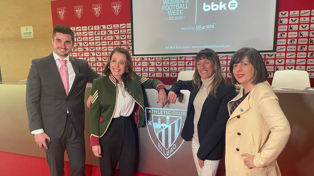El presente y el futuro del fútbol femenino mundial, a debate en la Women’s Football Week de Bilbao