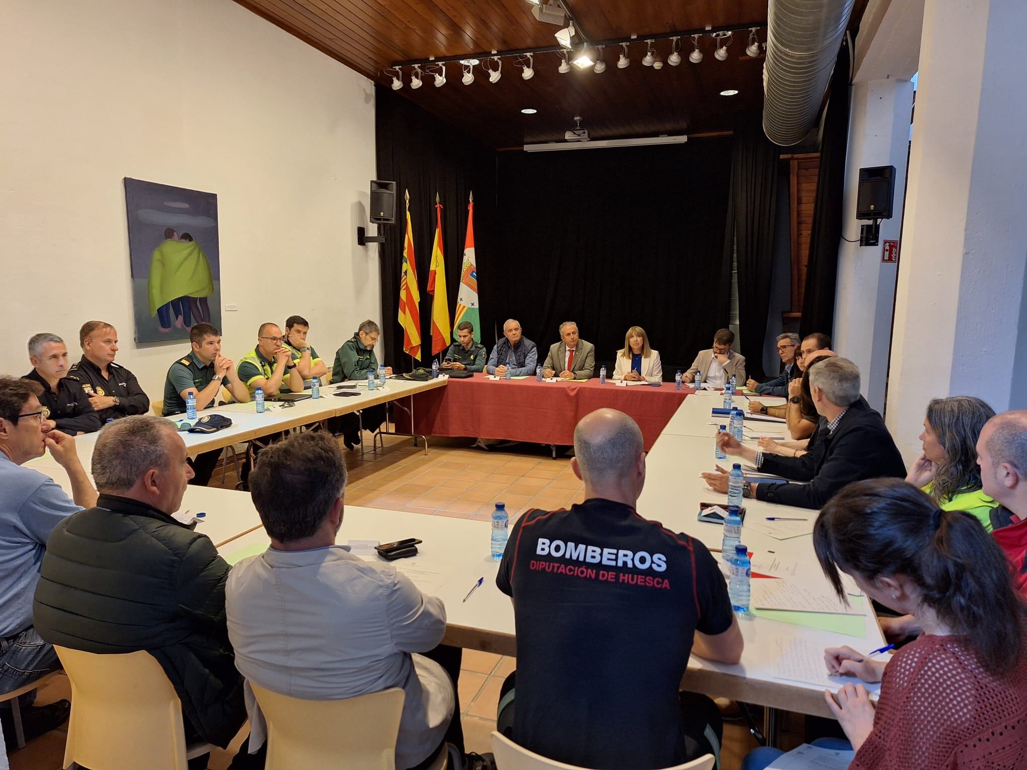 Junta de Seguridad Local de Sabiñánigo para ultimar los detalles del dispositivo