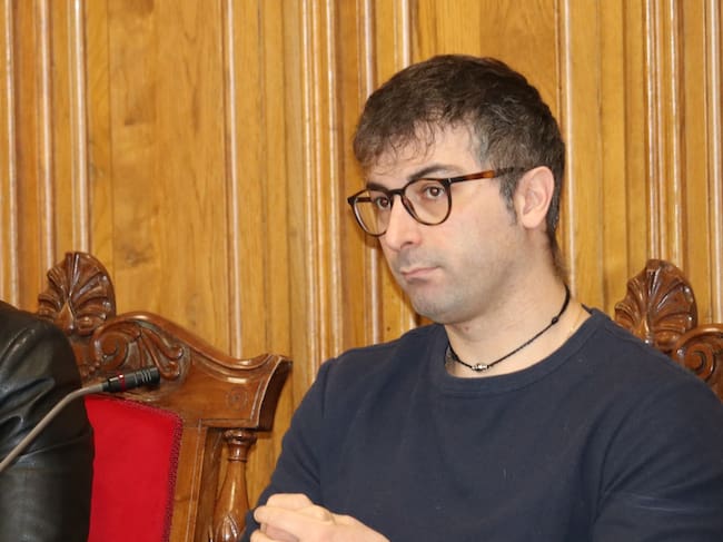 Rodrigo San Martín, portavoz municipal de IU-Podemos en el Ayuntamiento de Palencia