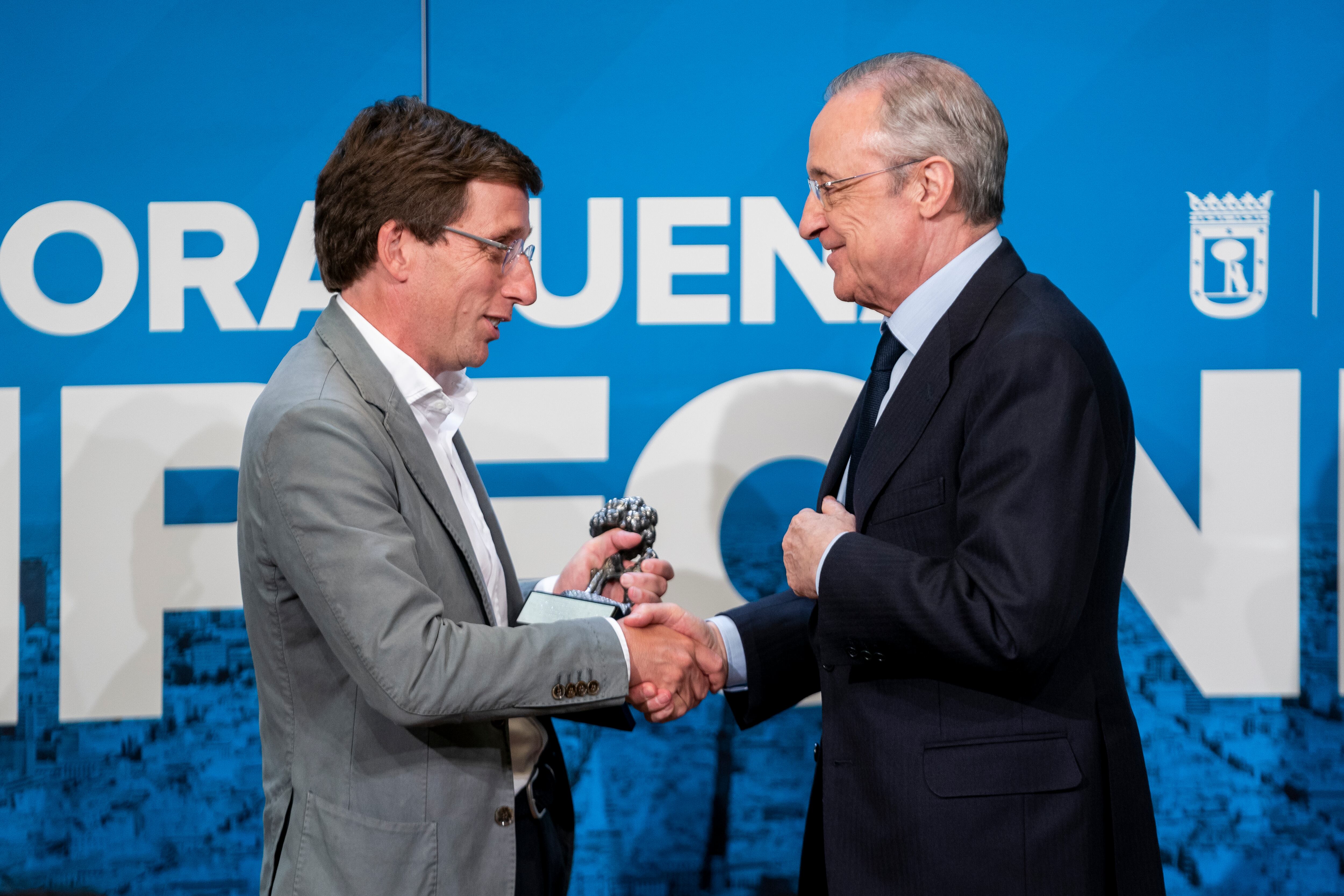 José Luis Martínez Almeida junto a Florentino Pérez