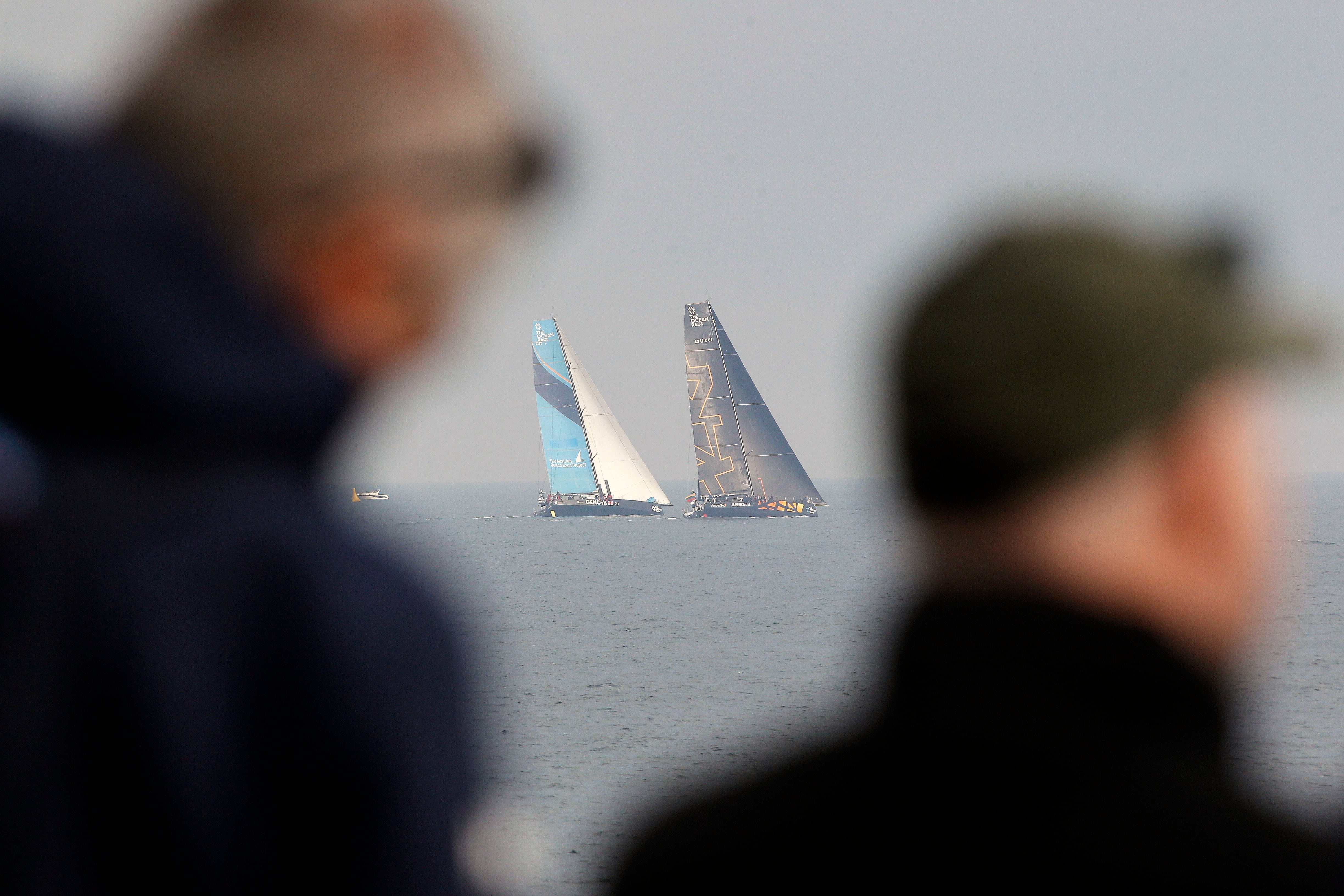 ALICANTE (COMUNIDAD VALENCIANA).- 08/01/23/ Vista de la regata In Port de la categoría VO65 de la presente edición de la Ocean Race, este domingo en Alicante.EFE/Morell
