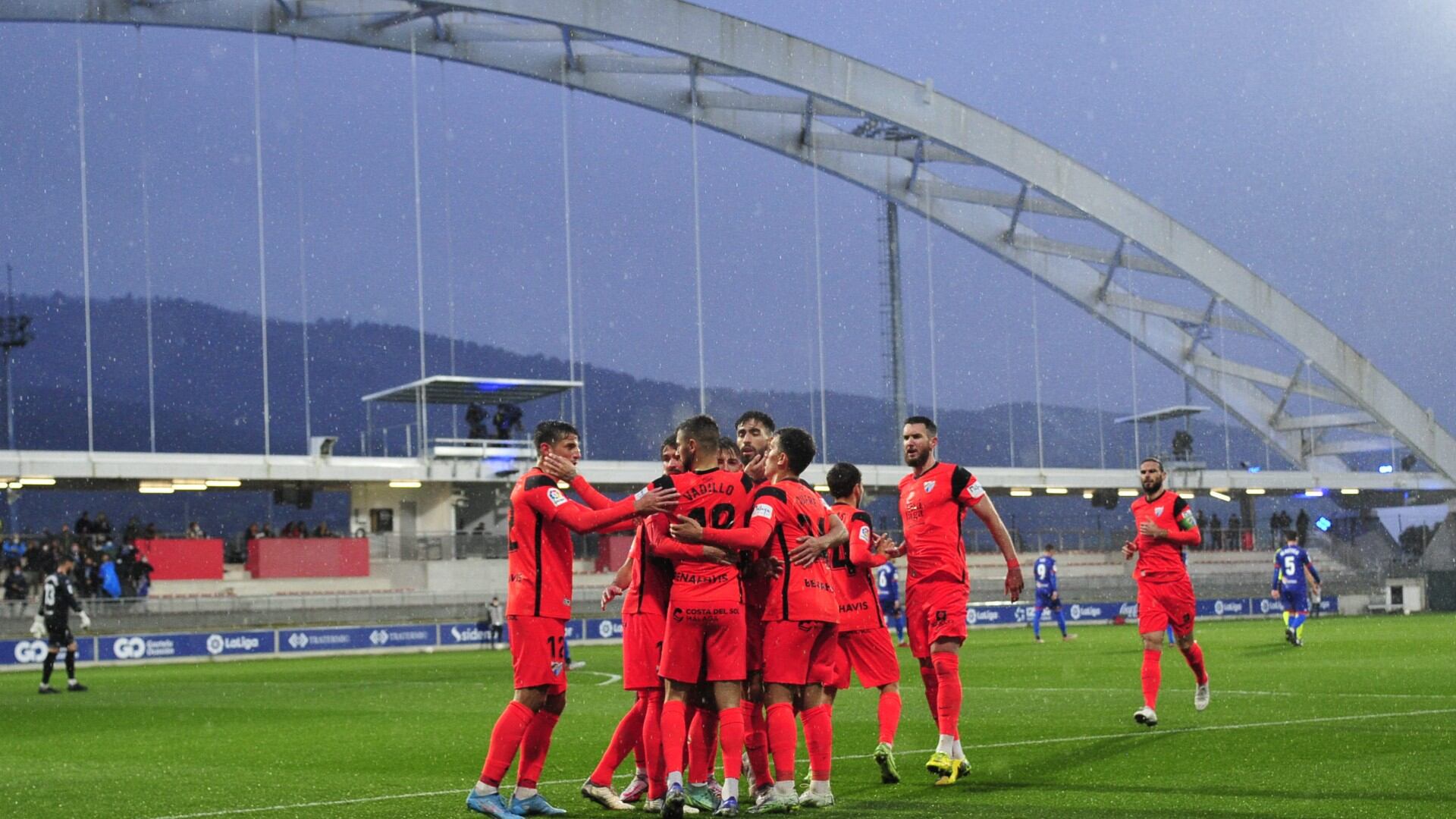 El Málaga a siete puntos del descenso cuando restan 12 jornadas para que concluya el campeonato