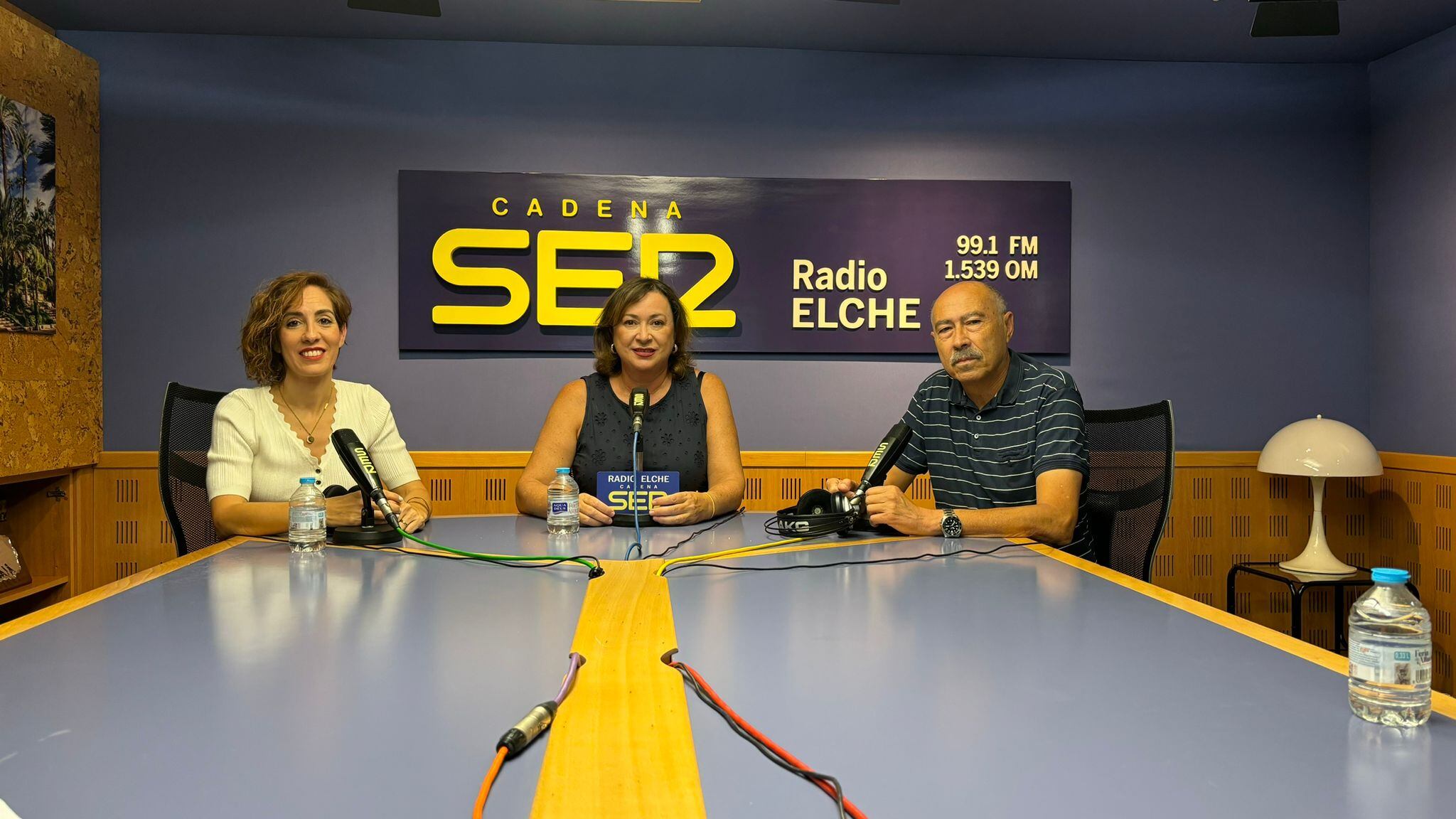 Esther García, Francisco Sáez y Cristina Medina