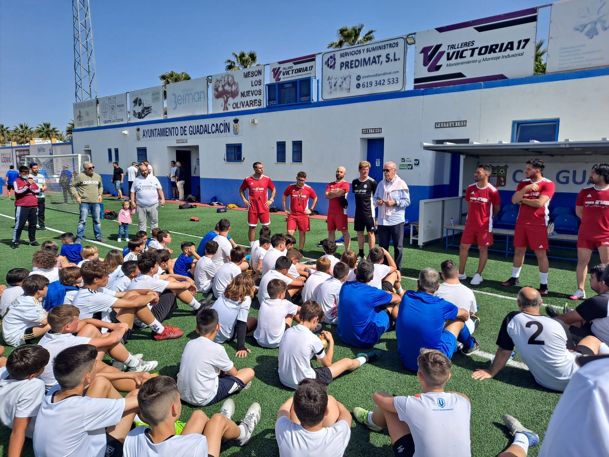 Vicente del Bosque en la Master class de Guadalcacín