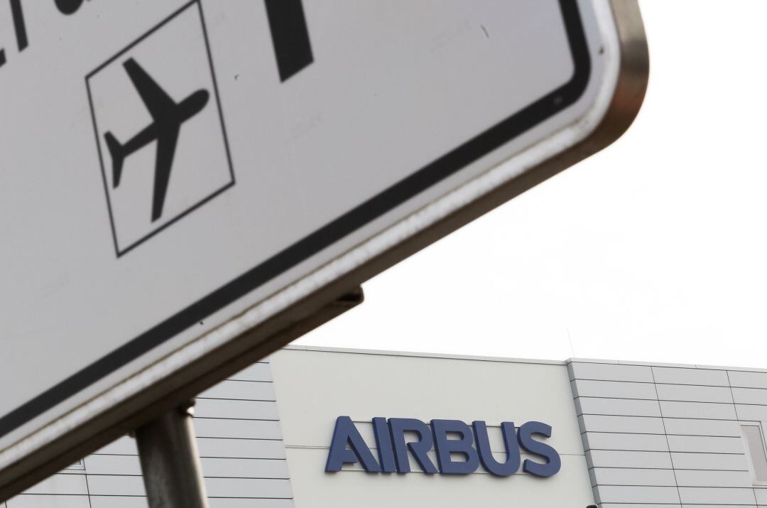 Logo de Airbus en una foto de archivo.