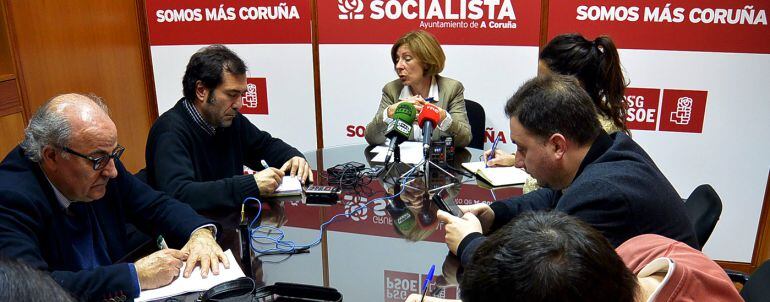 Mar Barcón en rueda de prensa