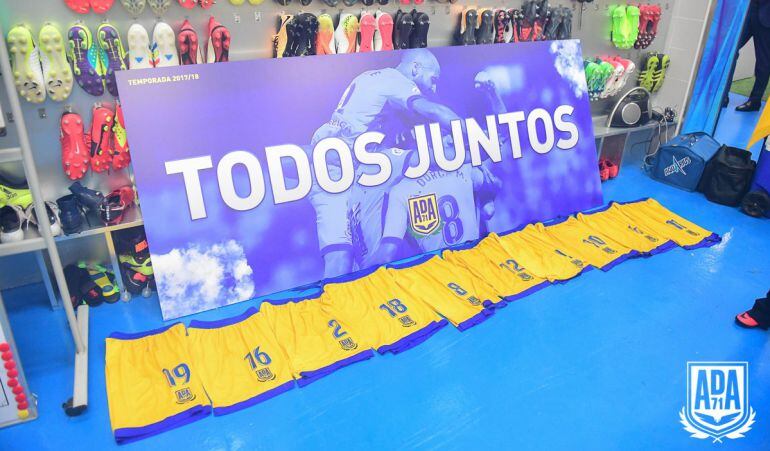 Vestuario del Alcorcón