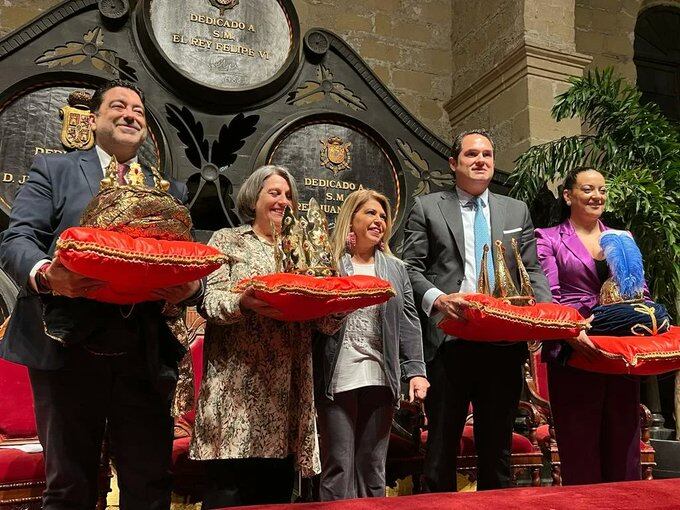 El acto de coronación de los Reyes Magos de Jerez se ha celebrado en González Byass