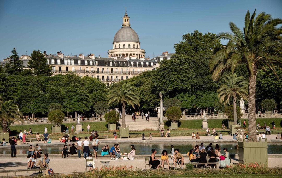 Imagen de archivo de París durante la desescalada.