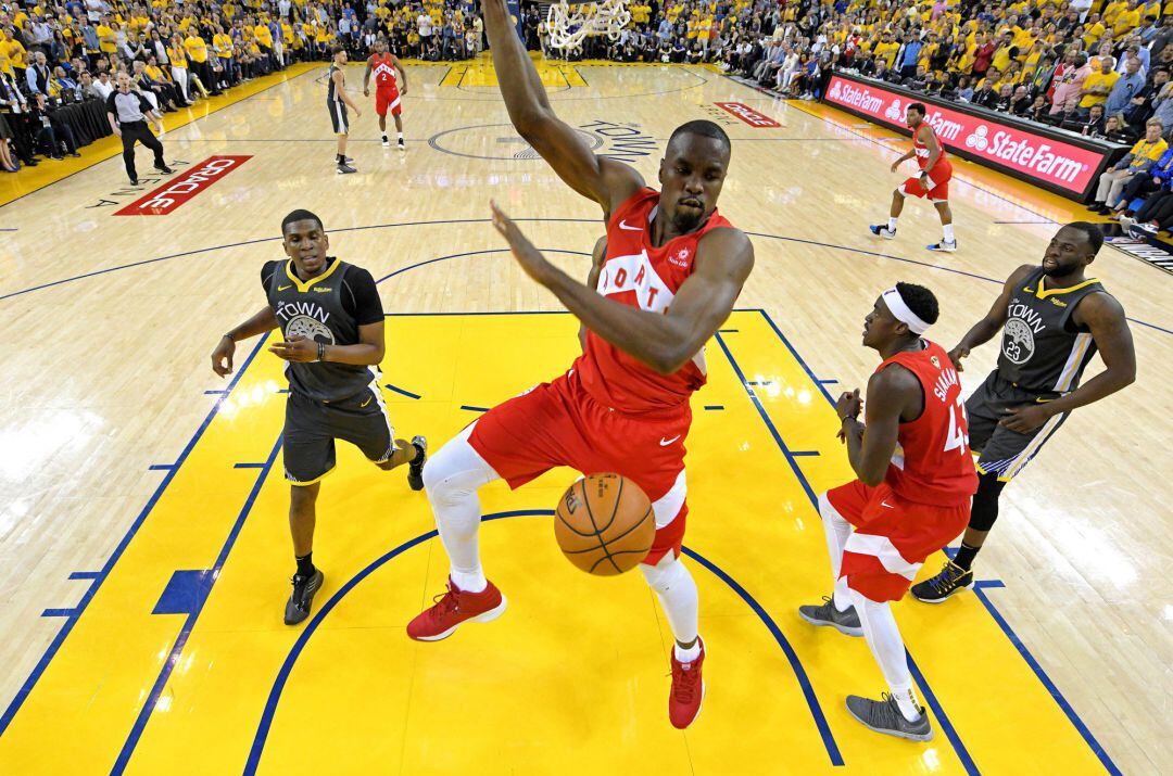 Ibaka, durante el partido. 